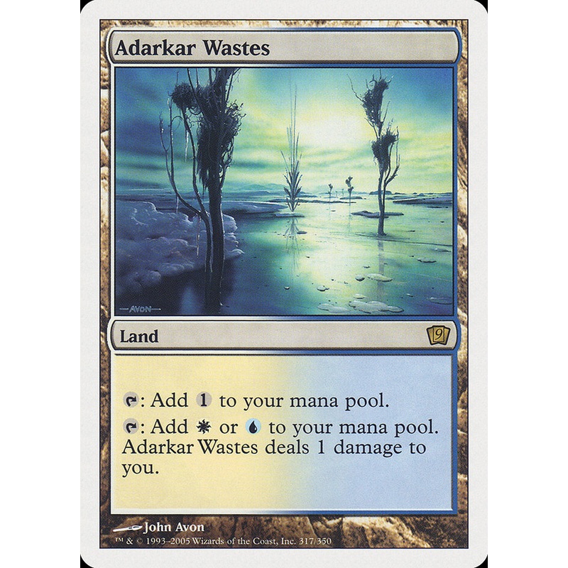 Adarkar Wastes [Ninth Edition] Foil