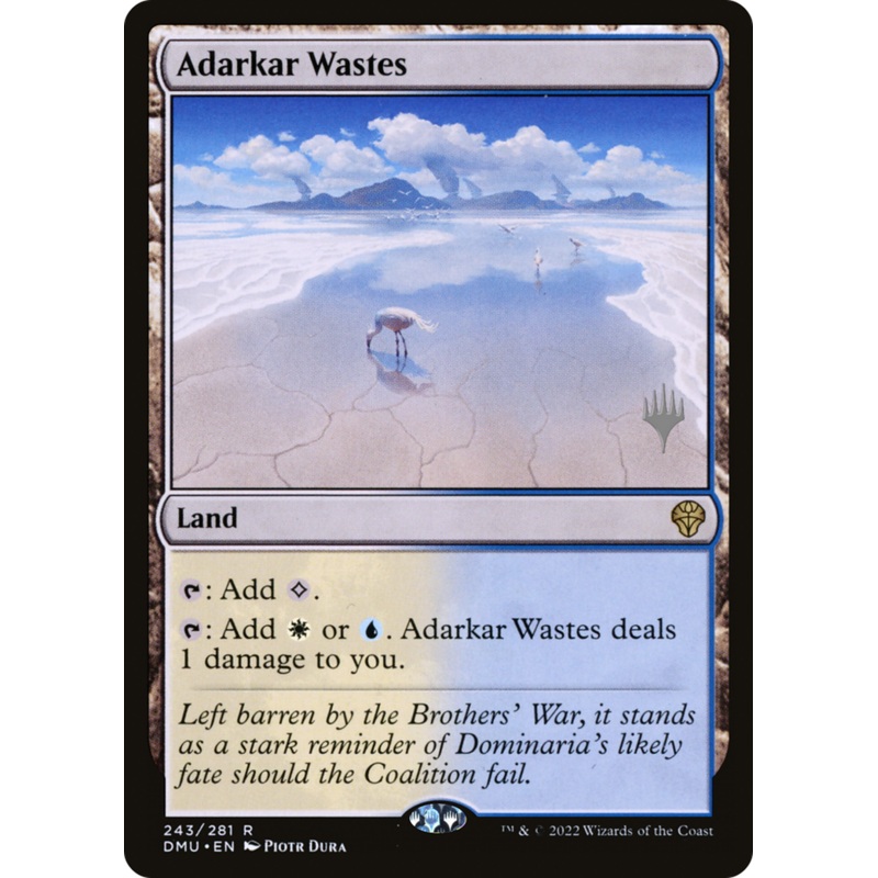 Adarkar Wastes (Promo Pack) [Dominaria United Promos]