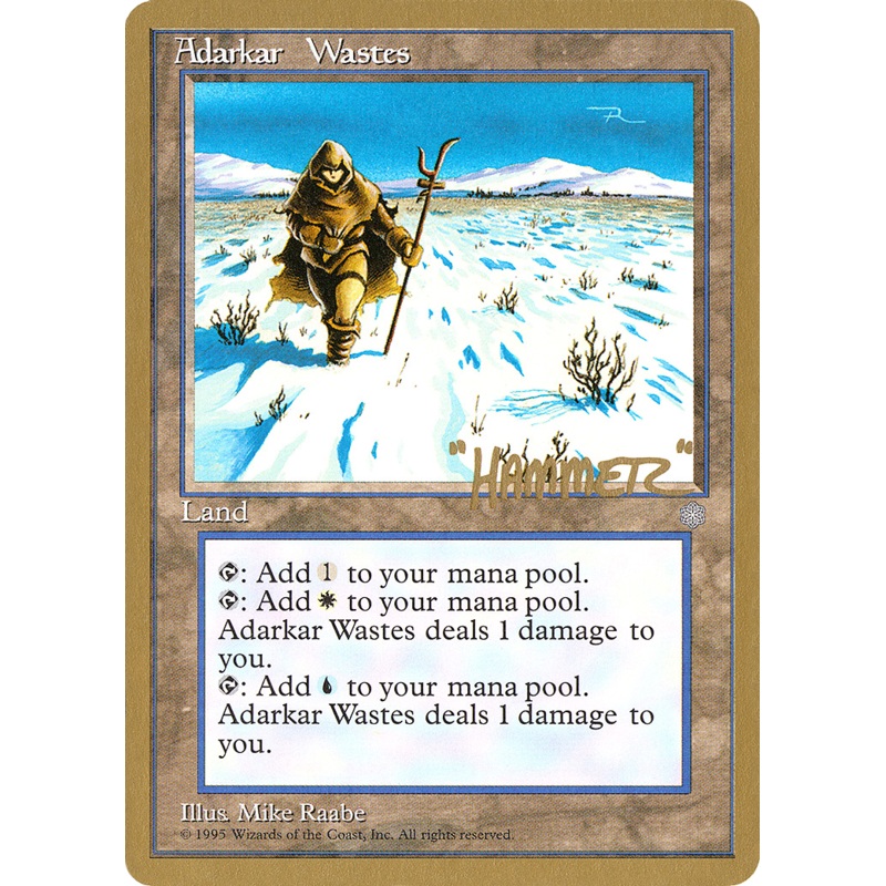 Adarkar Wastes (Shawn “Hammer” Regnier) [Pro Tour Collector Set]