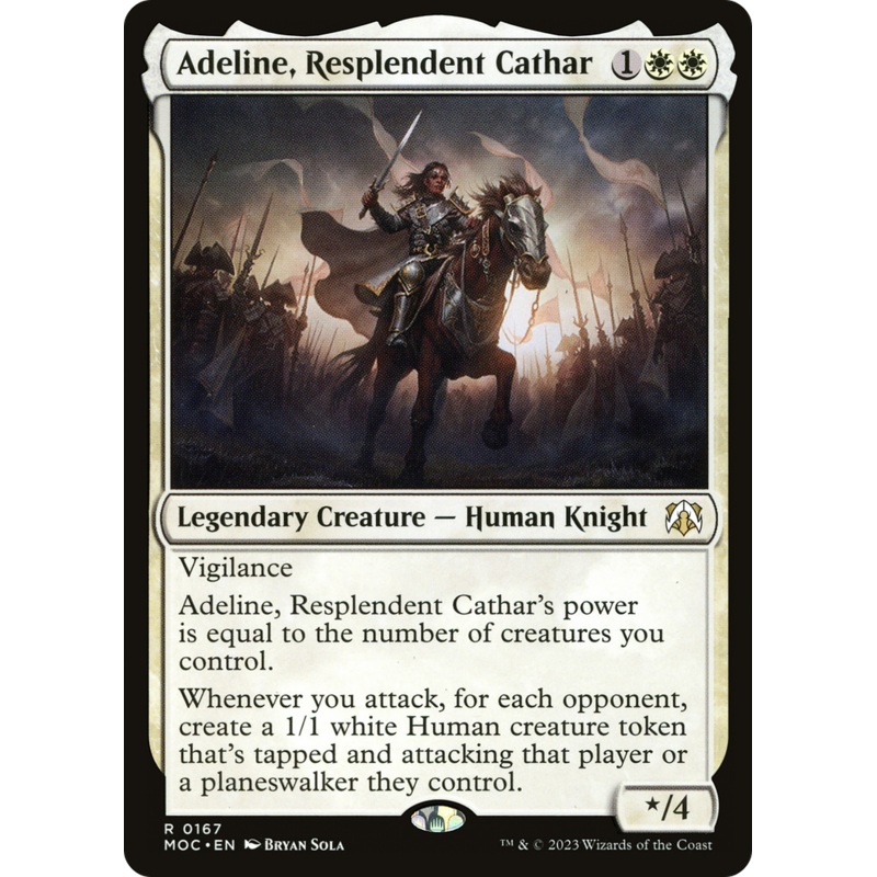 Adeline, Resplendent Cathar [March of the Machine Commander]