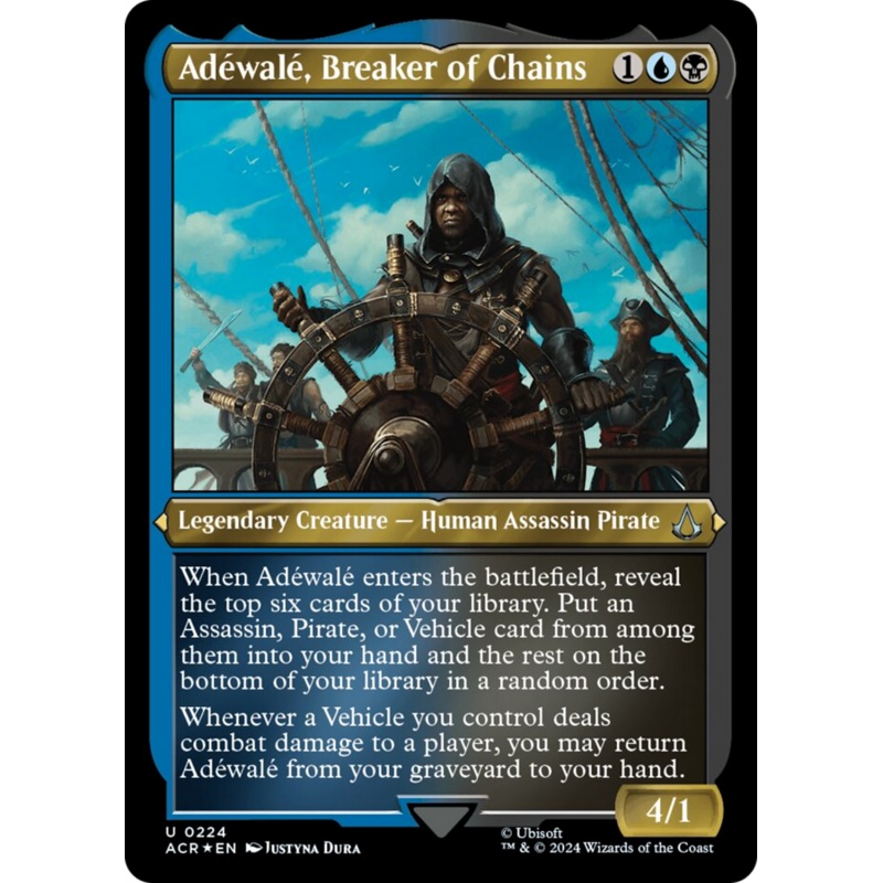 Adewale, Breaker of Chains (Foil Etched) [Assassin’s Creed]