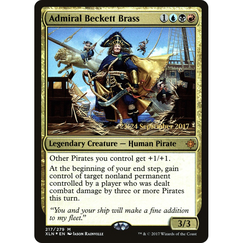 Admiral Beckett Brass [Ixalan Prerelease Promos]