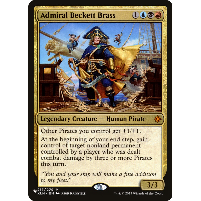 Admiral Beckett Brass [The List]
