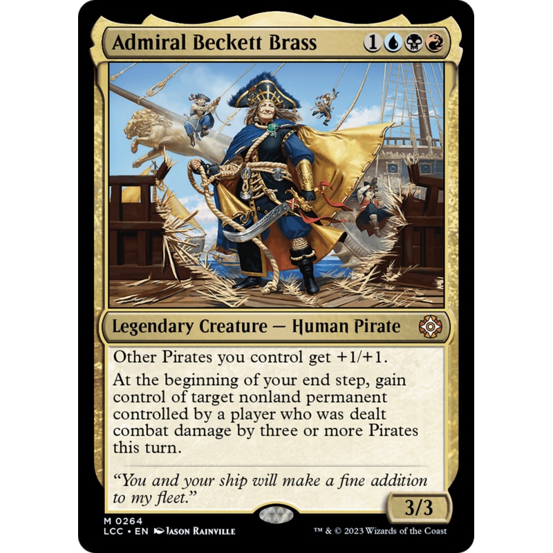 Admiral Beckett Brass [The Lost Caverns of Ixalan Commander]