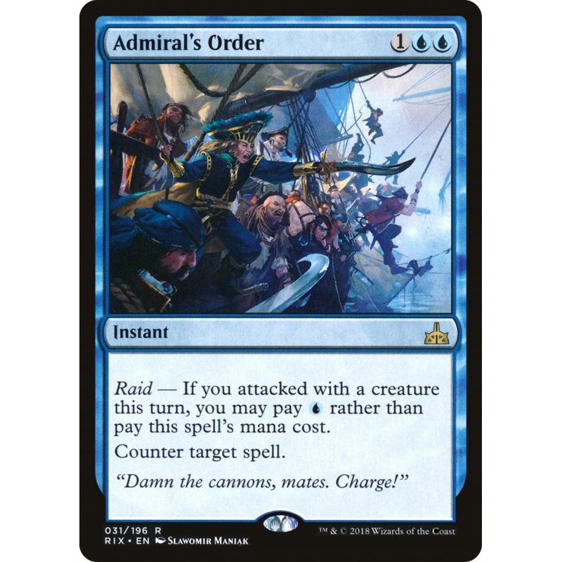 Admiral’s Order [Rivals of Ixalan]