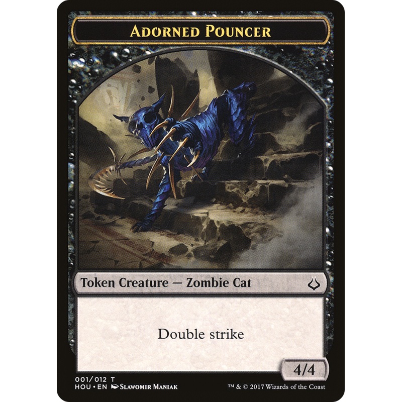 Adorned Pouncer (001) – Hour of Devastation Tokens