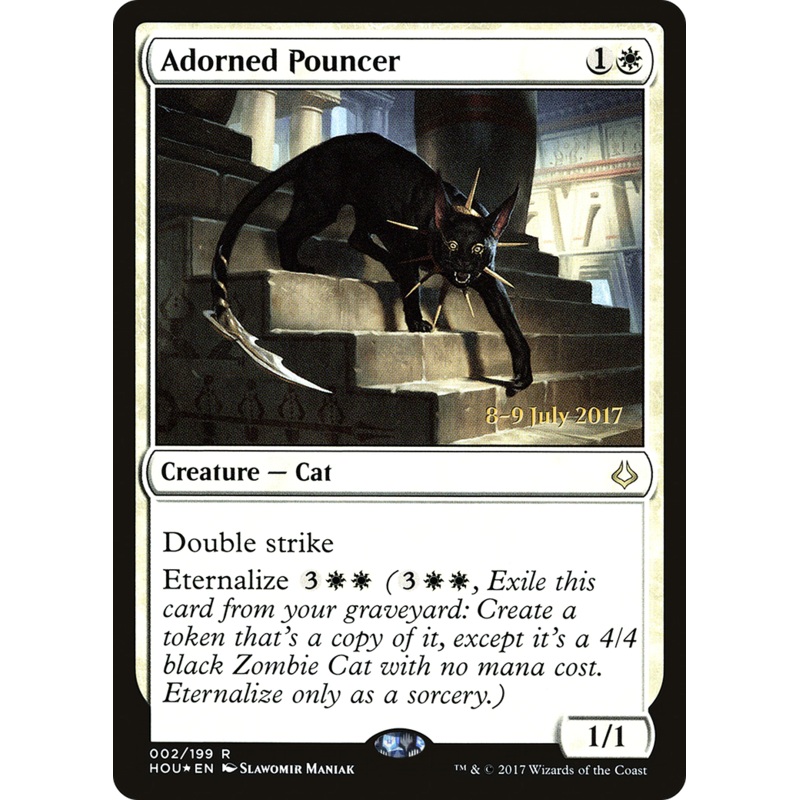 Adorned Pouncer [Hour of Devastation Prerelease Promos]