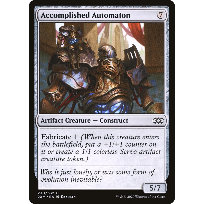 Accomplished Automaton [Double Masters] Foil