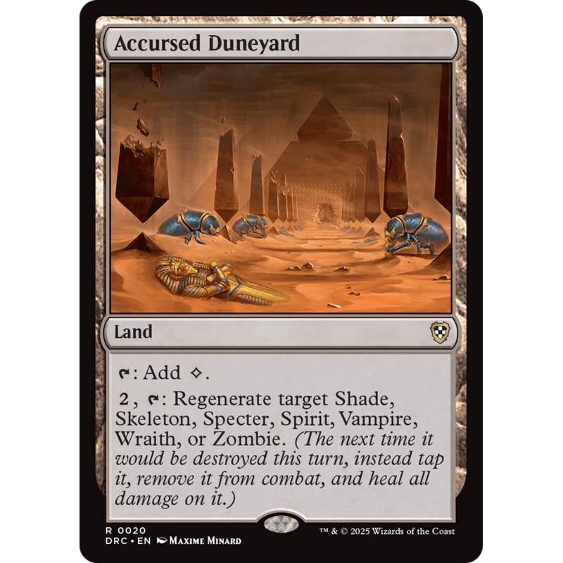Accursed Duneyard (020) – Commander: Aetherdrift