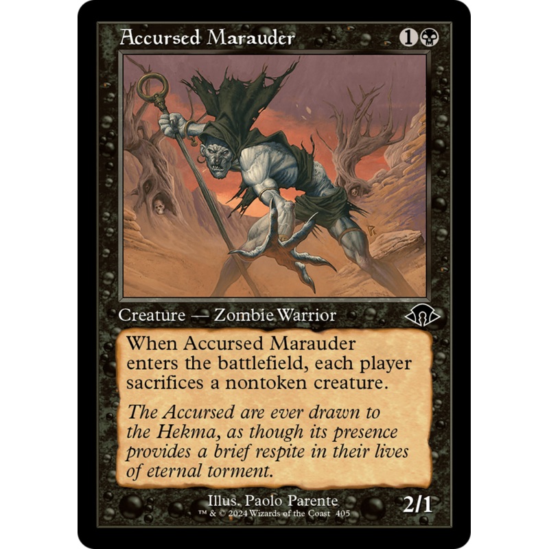 Accursed Marauder (Retro Frame) [Modern Horizons 3]