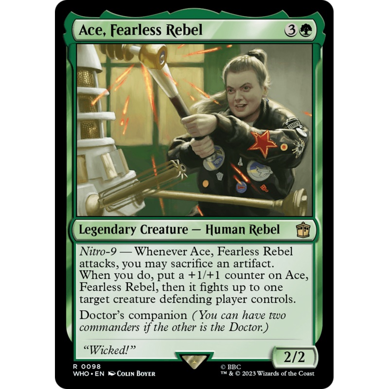 Ace, Fearless Rebel [Doctor Who] Foil