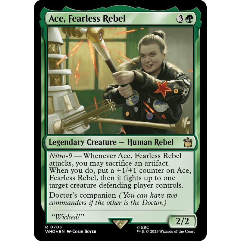 Ace, Fearless Rebel (Surge Foil) [Doctor Who]