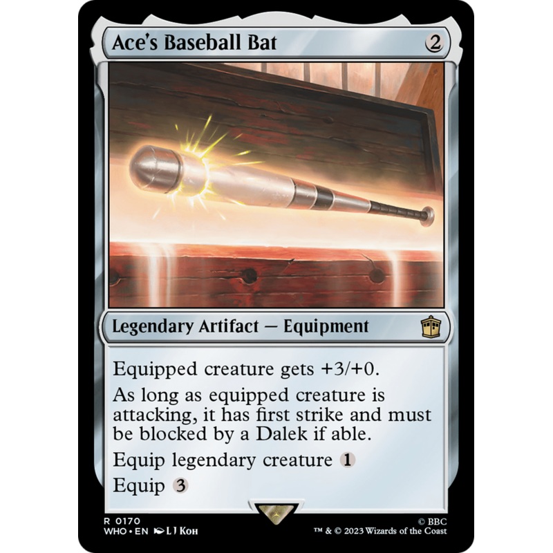 Ace’s Baseball Bat [Doctor Who] Foil