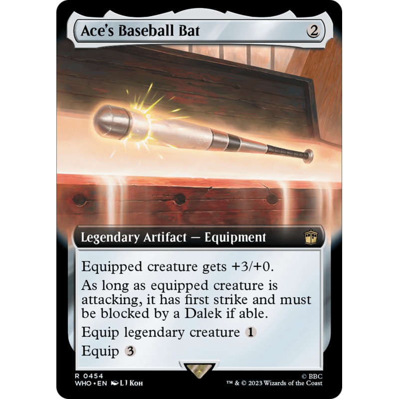 Ace’s Baseball Bat (Extended Art) [Doctor Who] Foil