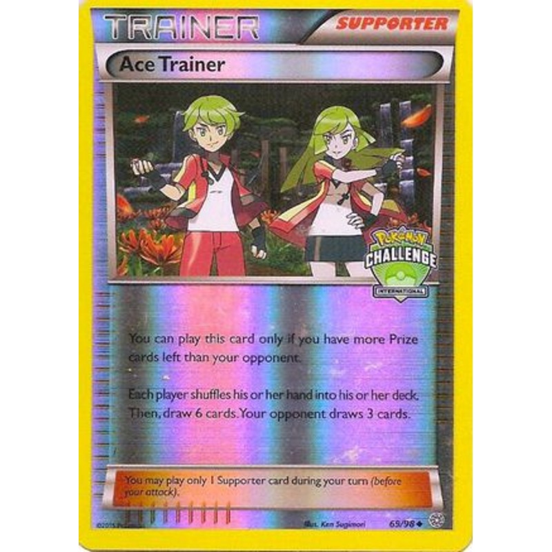 Ace Trainer (69/98) (International Challenge Promo) [XY: Ancient Origins]