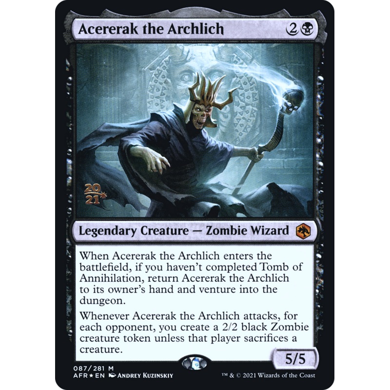 Acererak the Archlich [Dungeons & Dragons: Adventures in the Forgotten Realms Prerelease Promos]