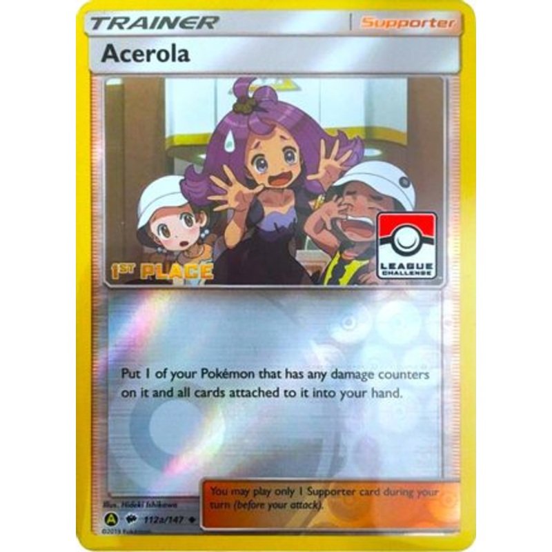 Acerola (112a/147) (League Promo 1st Place) [Sun & Moon: Burning Shadows]