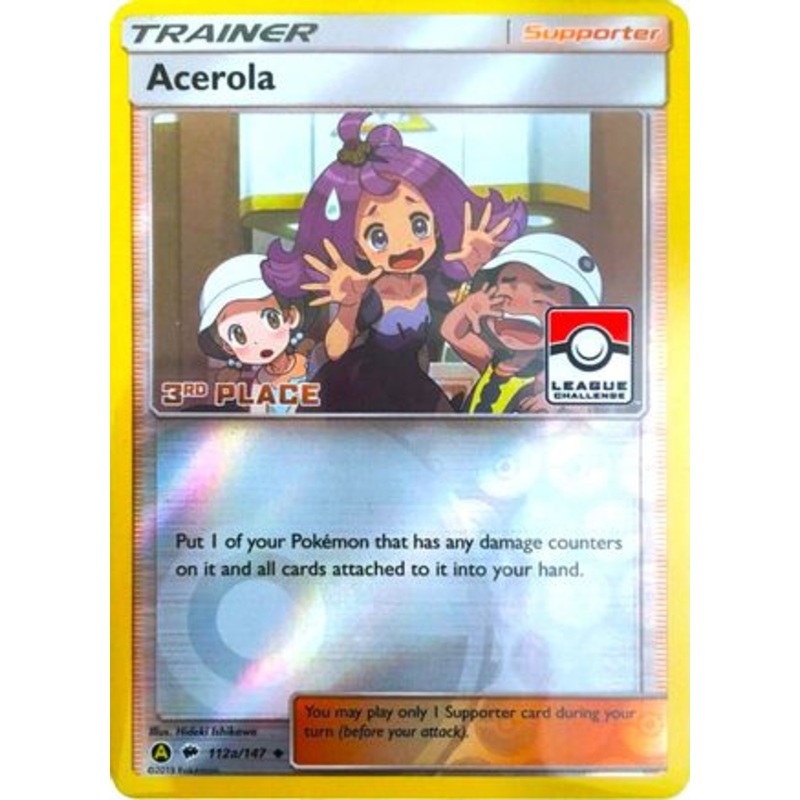 Acerola (112a/147) (League Promo 3rd Place) [Sun & Moon: Burning Shadows]