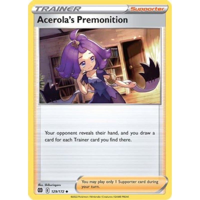 Acerola’s Premonition (129/172) [Sword & Shield: Brilliant Stars]