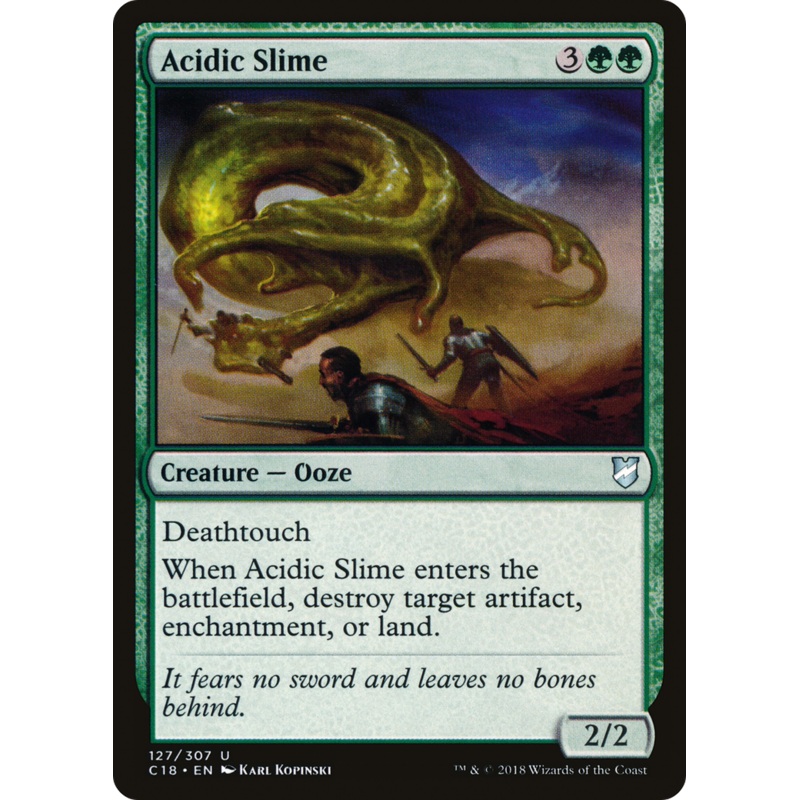 Acidic Slime [Commander 2018]