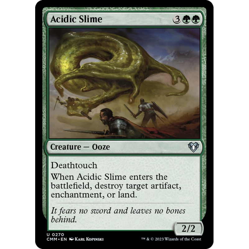 Acidic Slime [Commander Masters] Foil