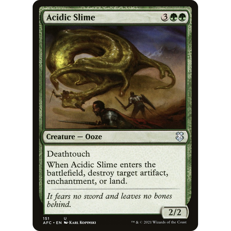 Acidic Slime [Dungeons & Dragons: Adventures in the Forgotten Realms Commander]