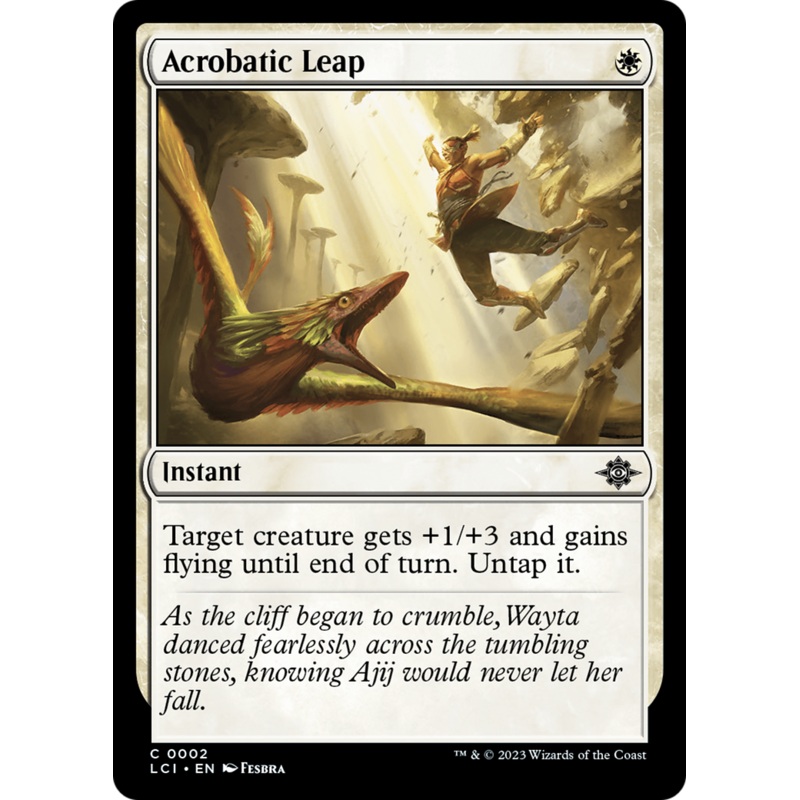 Acrobatic Leap [The Lost Caverns of Ixalan] Foil