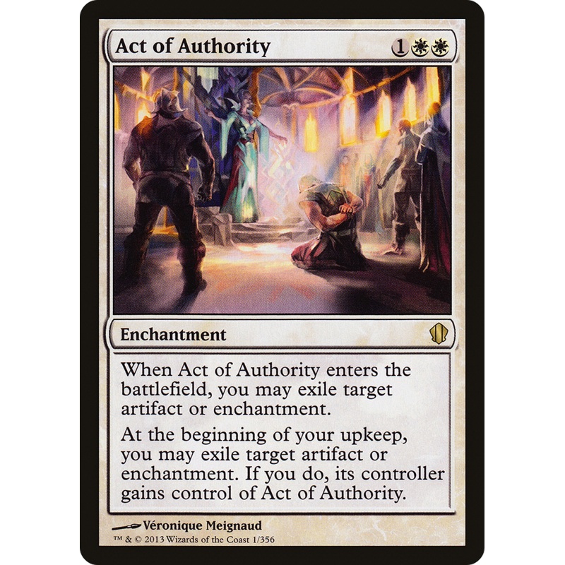 Act of Authority [Commander 2013]