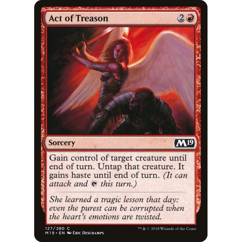 Act of Treason [Core Set 2019] Foil