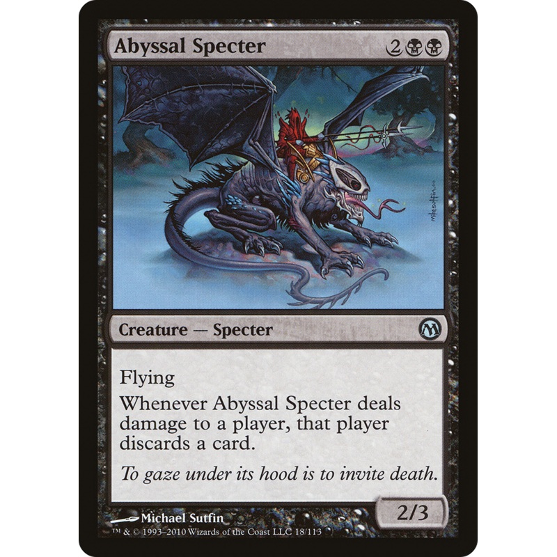 Abyssal Specter [Duels of the Planeswalkers]