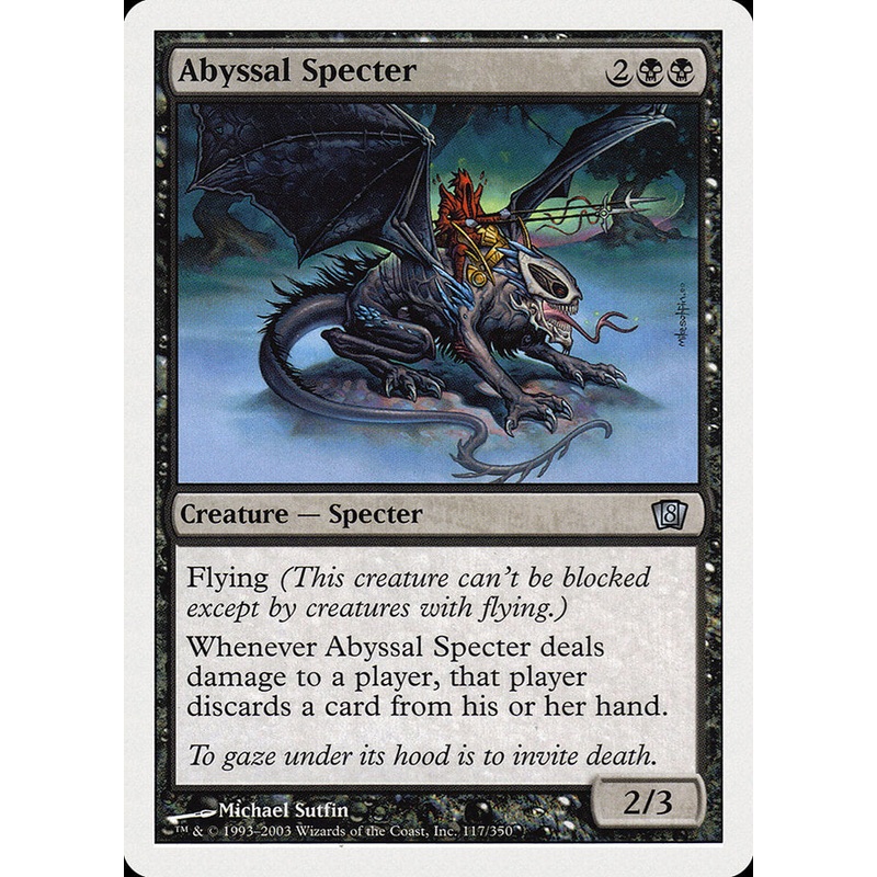 Abyssal Specter [Eighth Edition] Foil