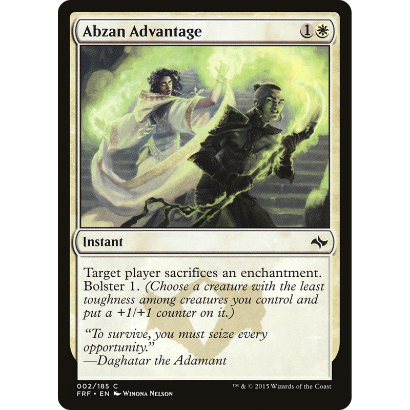 Abzan Advantage [Fate Reforged] Foil