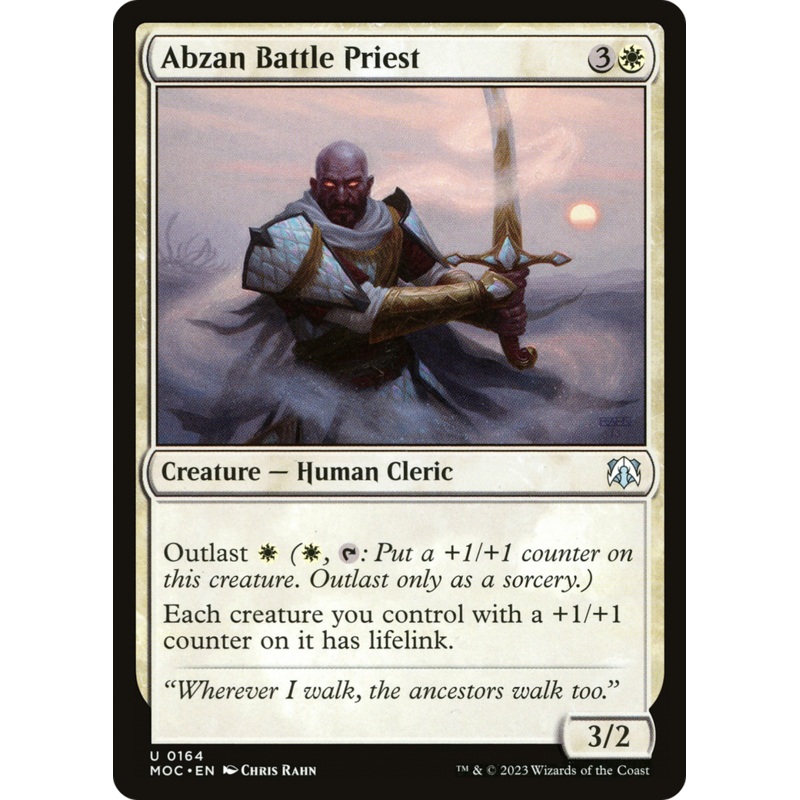 Abzan Battle Priest [March of the Machine Commander]