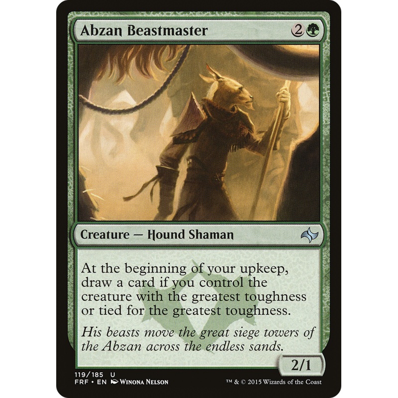 Abzan Beastmaster [Fate Reforged]