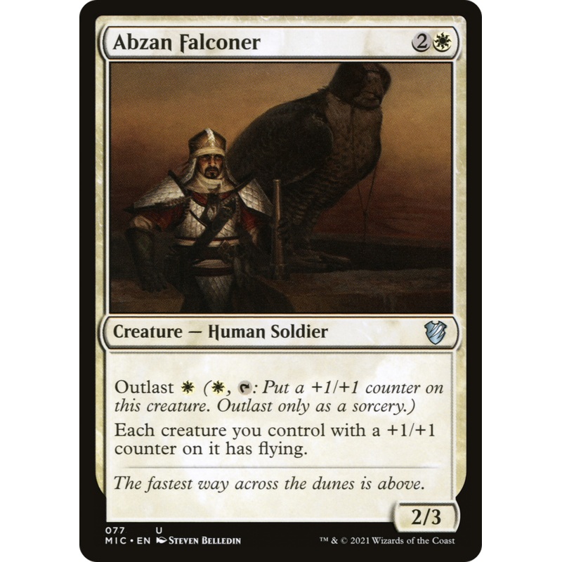 Abzan Falconer [Innistrad: Midnight Hunt Commander]