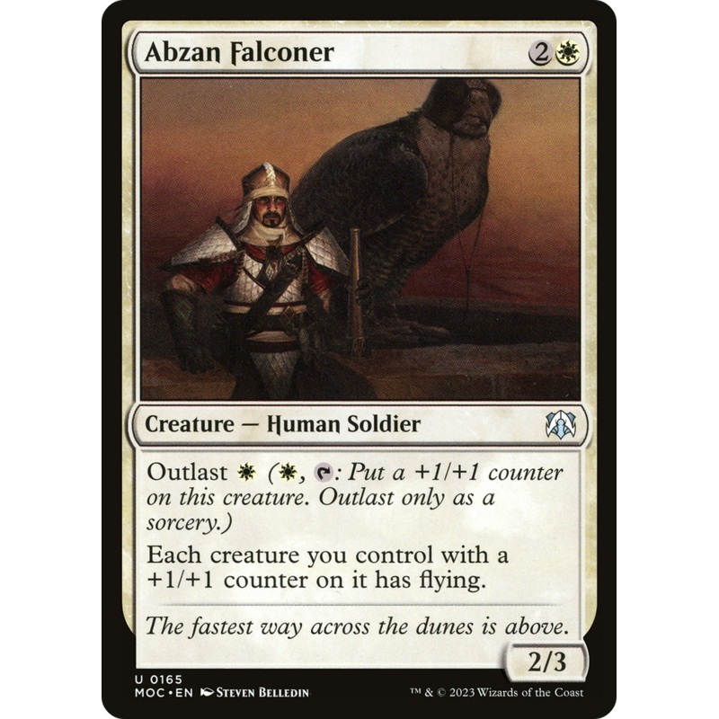 Abzan Falconer [March of the Machine Commander]