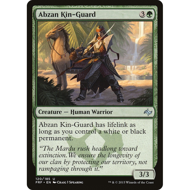 Abzan Kin-Guard [Fate Reforged] Foil