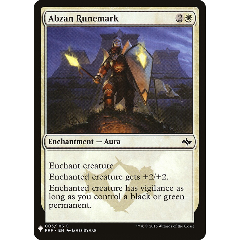 Abzan Runemark [Mystery Booster]
