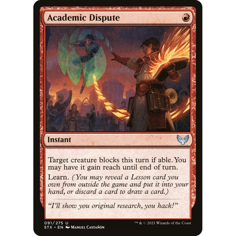 Academic Dispute [Strixhaven: School of Mages]