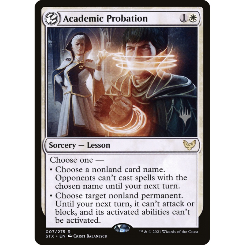 Academic Probation (Promo Pack) [Strixhaven: School of Mages Promos]