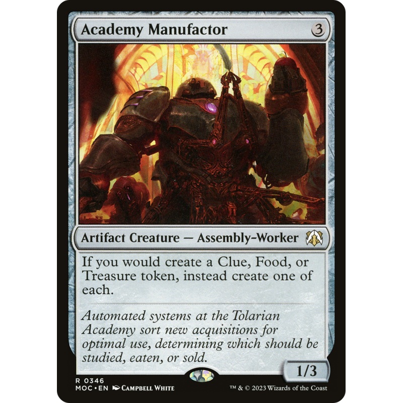 Academy Manufactor [March of the Machine Commander]
