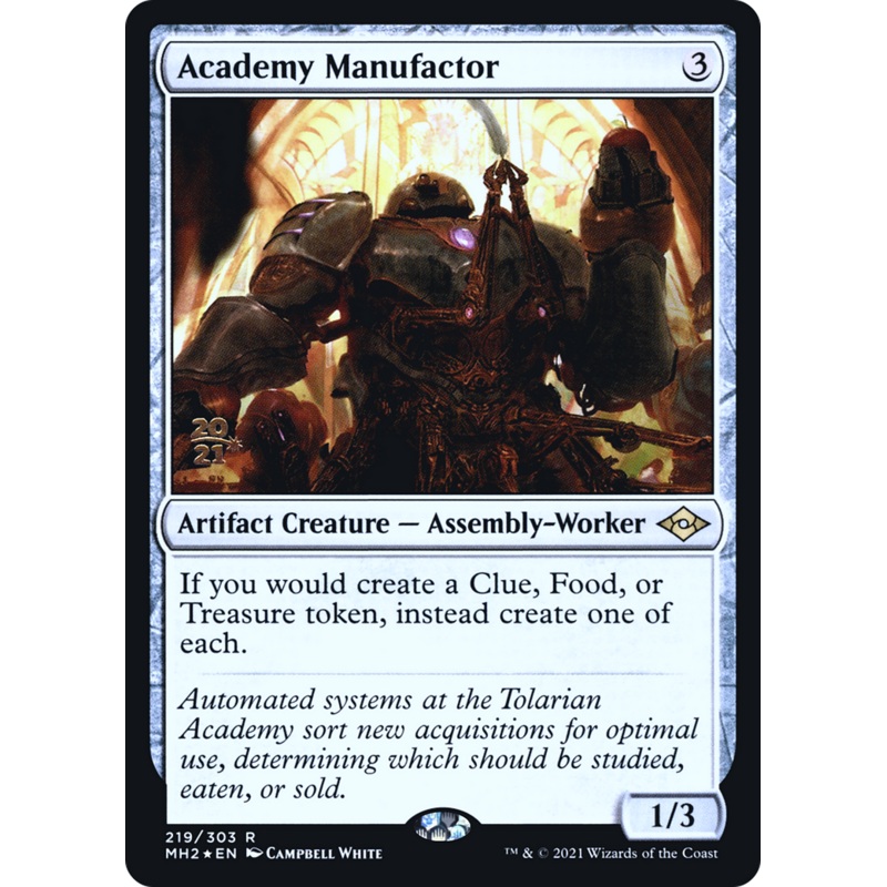 Academy Manufactor [Modern Horizons 2 Prerelease Promos]