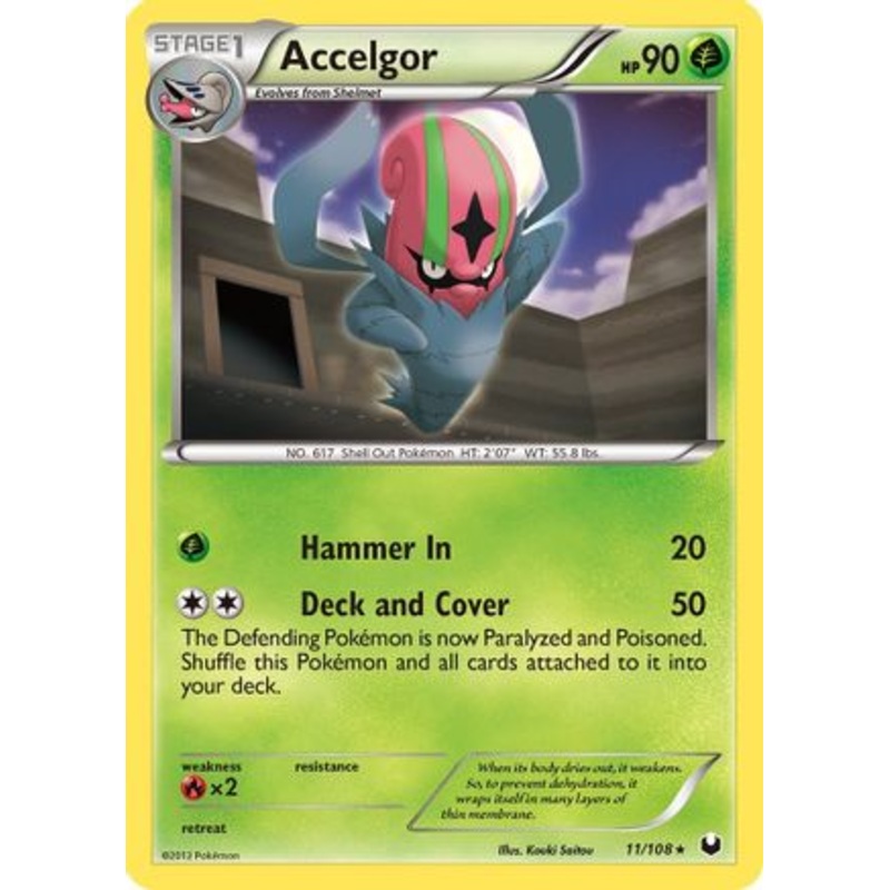Accelgor (11/108) [Black & White: Dark Explorers] Reverse Holofoil