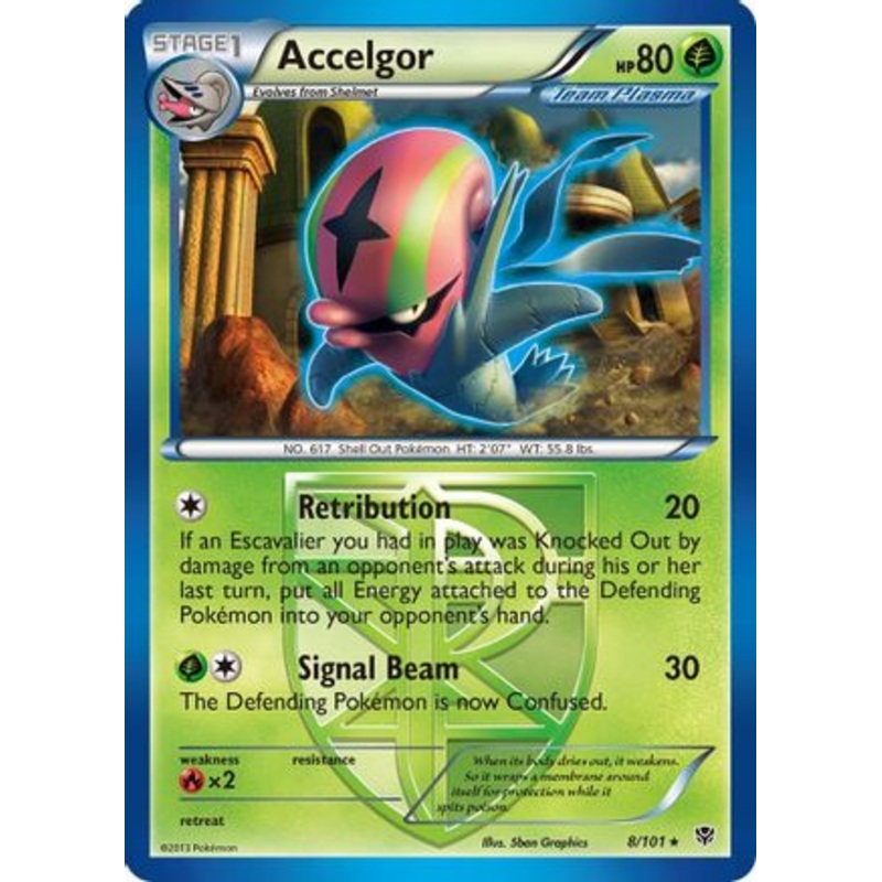 Accelgor (8/101) [Black & White: Plasma Blast] Reverse Holofoil