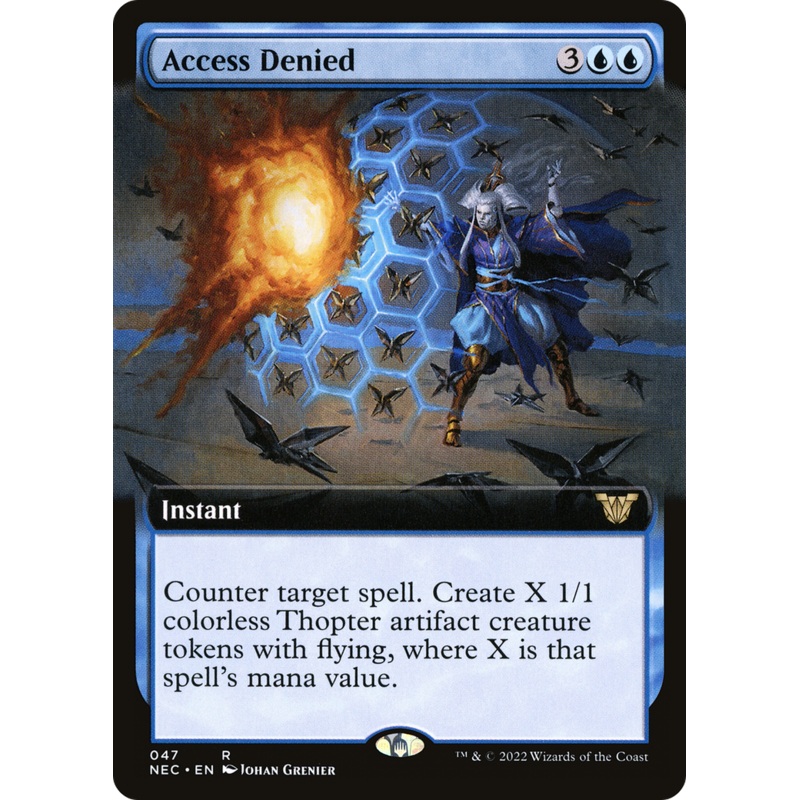 Access Denied (Extended Art) [Kamigawa: Neon Dynasty Commander]