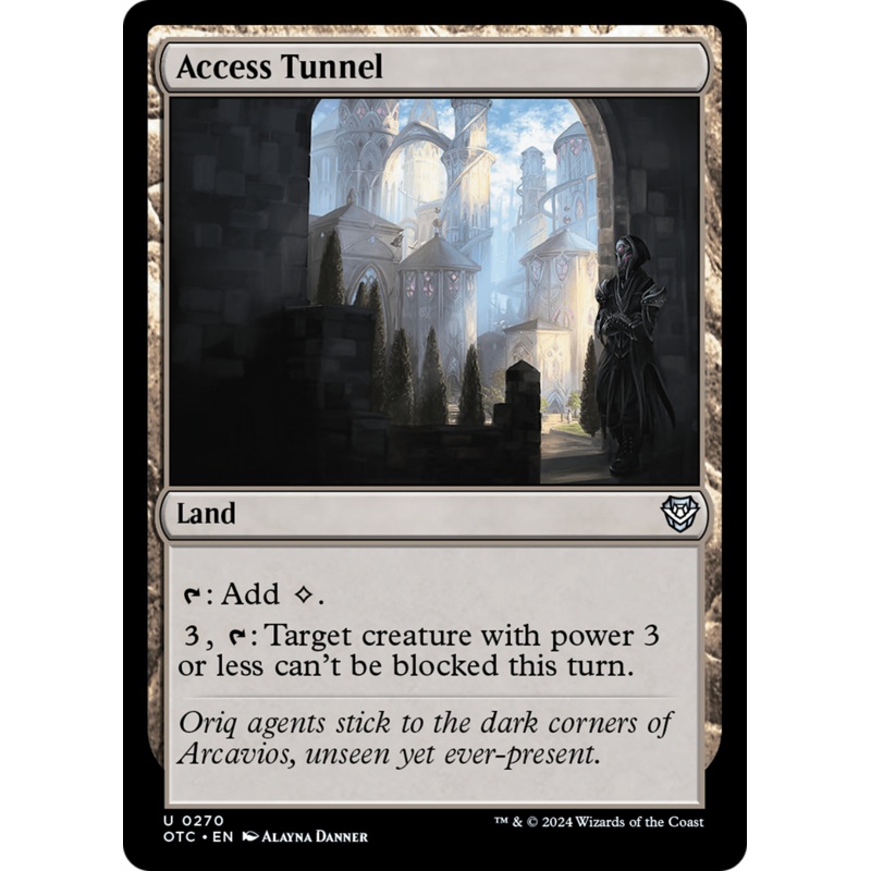 Access Tunnel [Outlaws of Thunder Junction Commander]