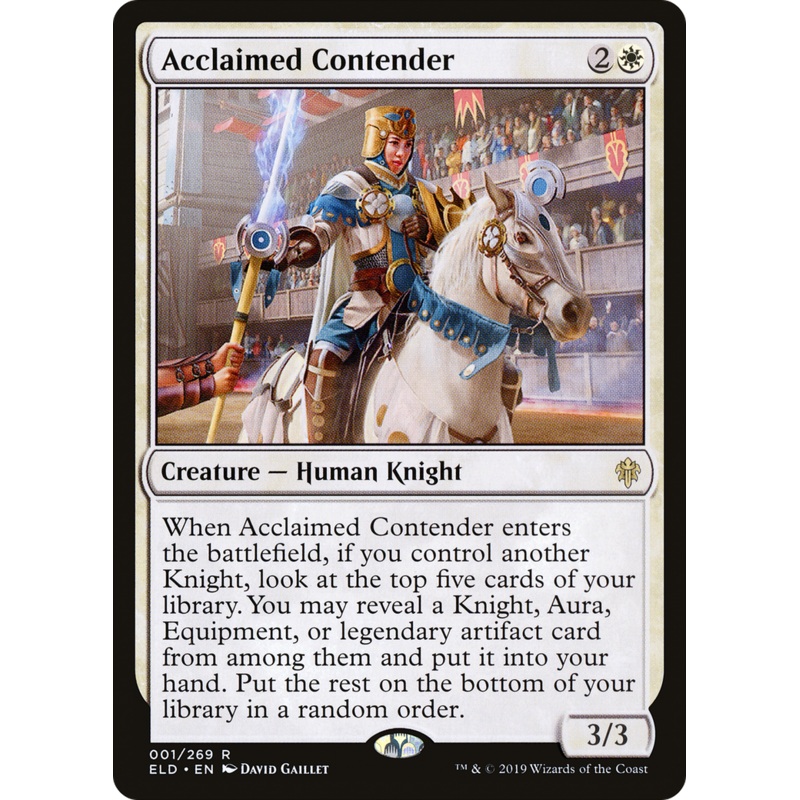 Acclaimed Contender [Throne of Eldraine]