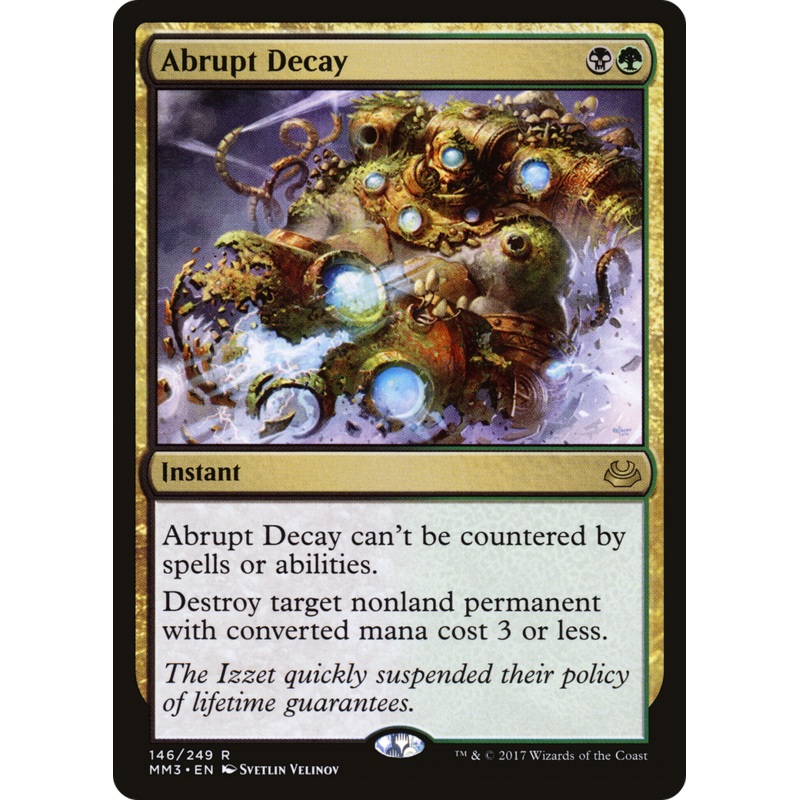 Abrupt Decay [Modern Masters 2017] Foil