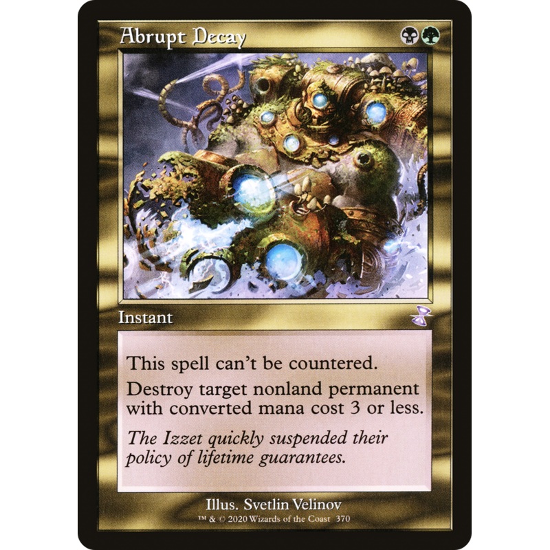 Abrupt Decay (Timeshifted) [Time Spiral Remastered] Foil