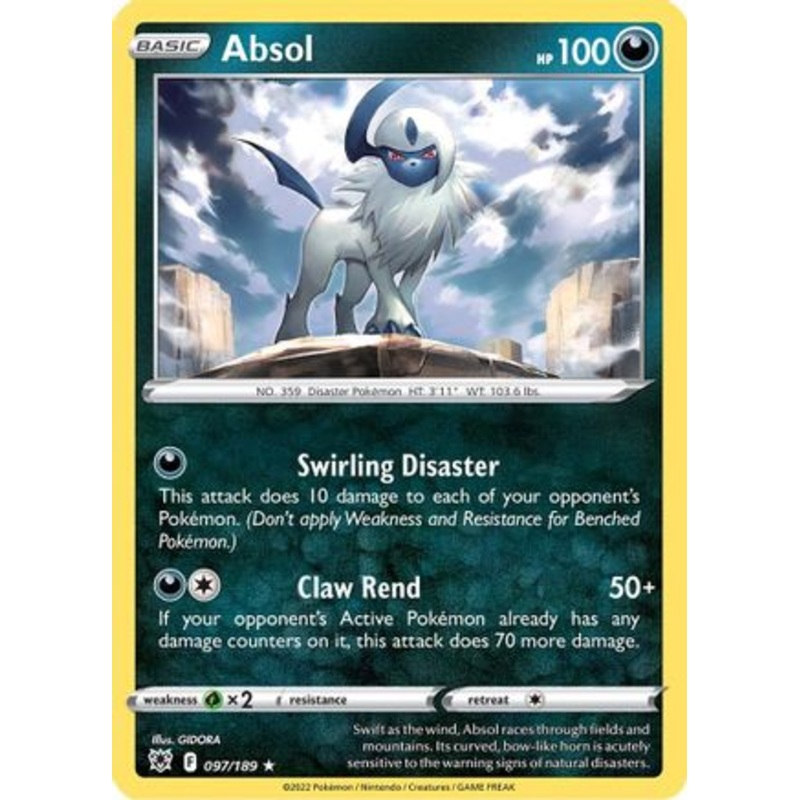 Absol (097/189) [Sword & Shield: Astral Radiance]